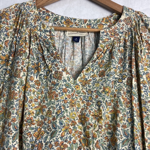 Universal Thread Floral Peasant Sleeve Blouse - Picture 7 of 9